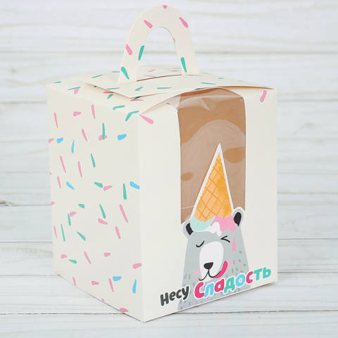 Коробка для сладостей (капкейков)