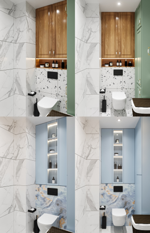 Светлый санузел