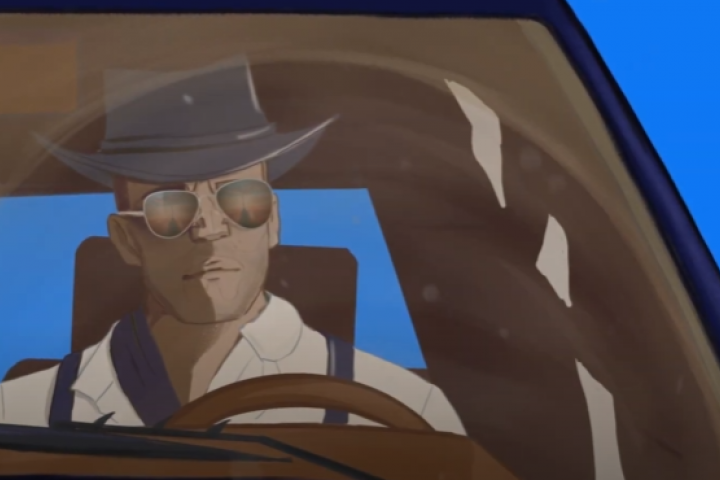 Музыкальный анимационный клип на песню "Кайот"