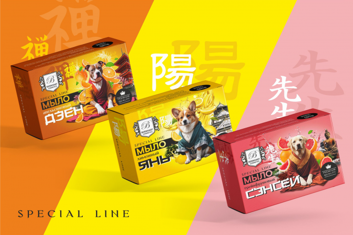 разработка тематической серии крафтового мыла