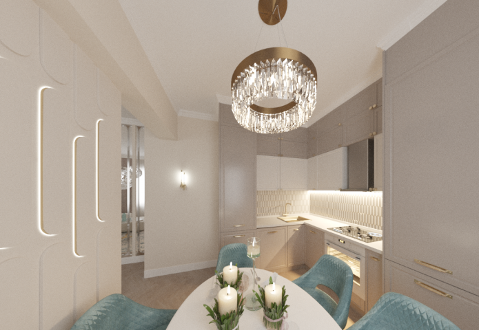 Кухня в неоклассике