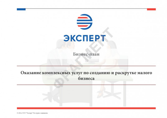 Бизнес-план в виде презентации