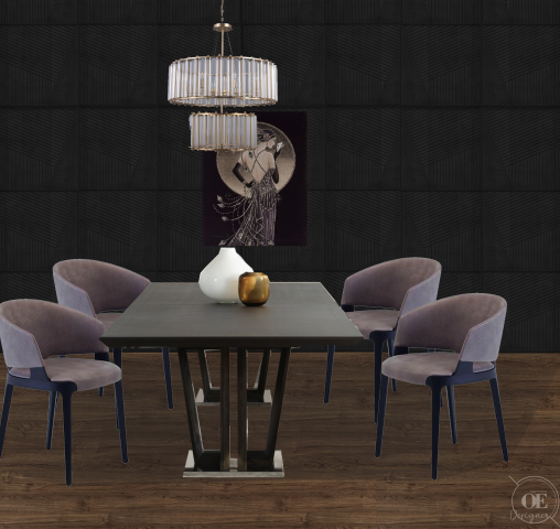 3D коллаж. Обеденная зона