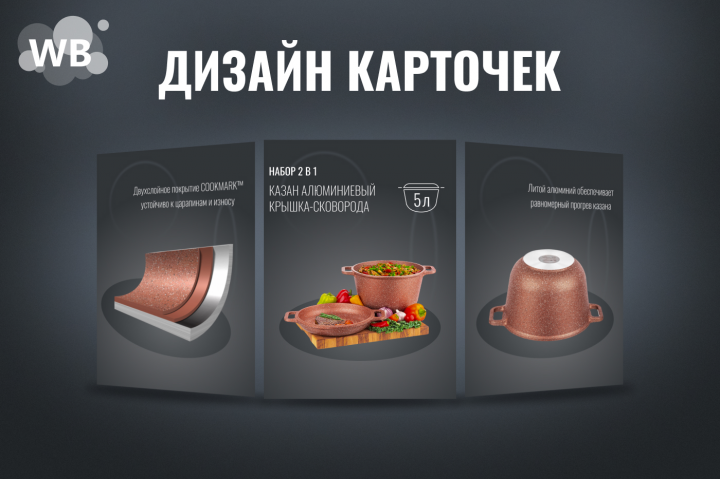 Дизайн карточек товаров для Маркетплейсов. Казан.