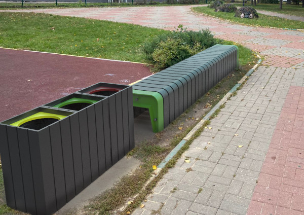 Визуализация Пластиковых МАФ в парках