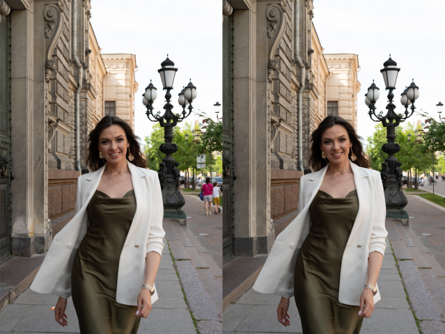 Убрать людей с тротуара