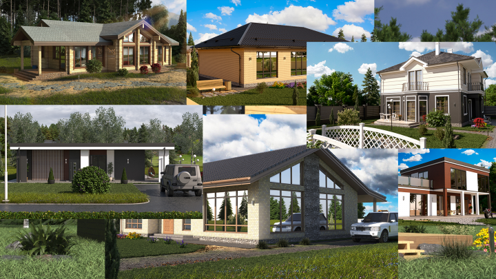 Дома любого типа