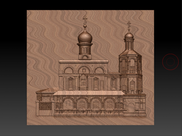 барельеф церковь