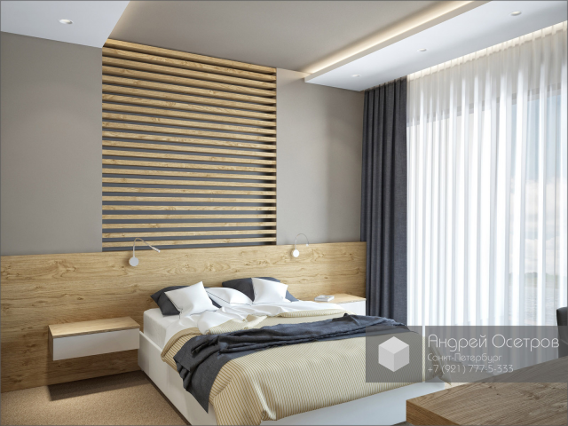 Апартаменты в Репино - Спальня