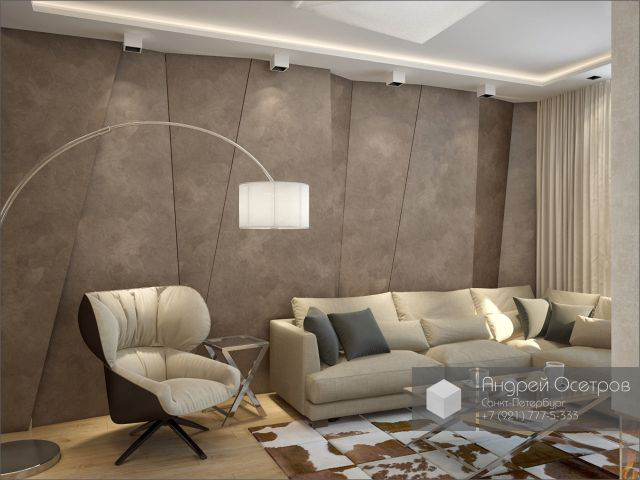 Кухня-гостиная в современном стиле