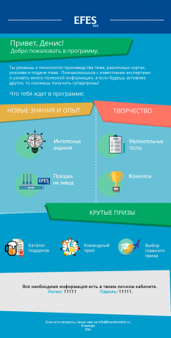 E-mail рассылка для  Efes