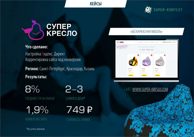 Бескаркасная мебель