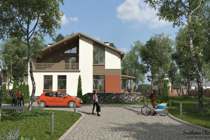 Дом в березовой роще