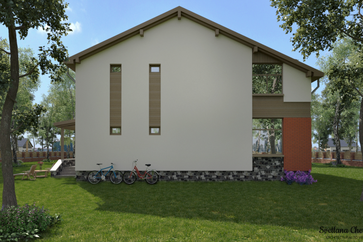 Дом в березовой роще