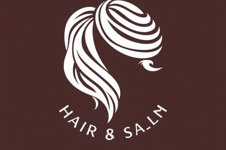 продающий пост для парикмахерской, и логотип