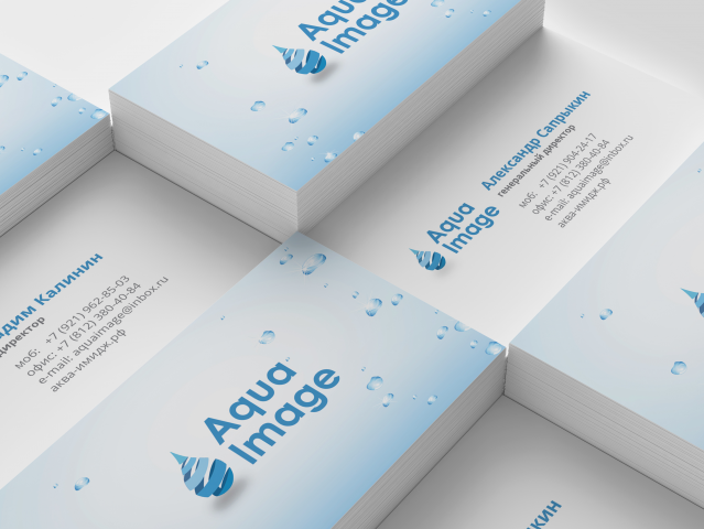 Логотип и базовый фирменный стиль Aqua Image