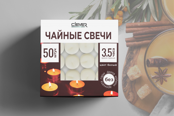 Упаковка для чайных свечей