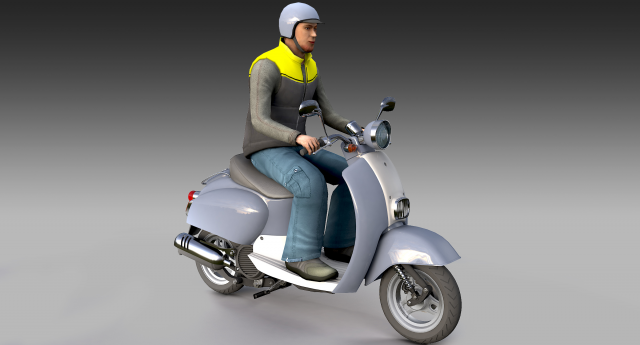 Scooter Man 01