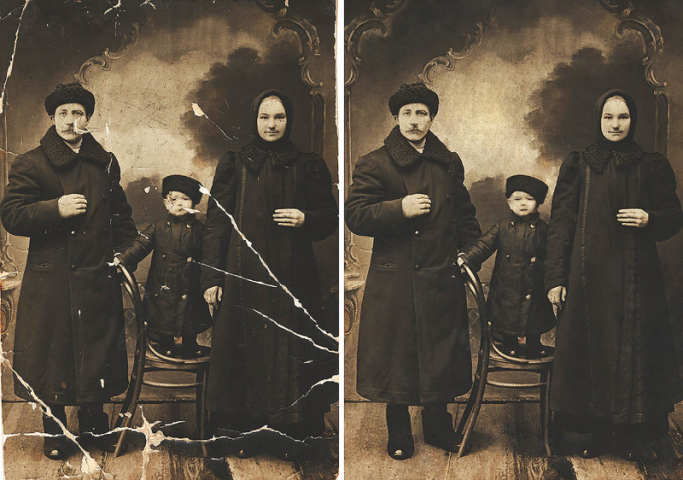 Реконструкция фотографий