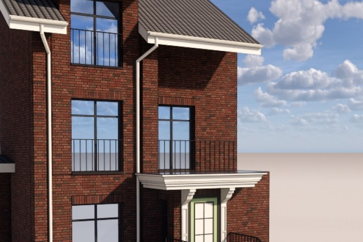 Входная группа таунхауса