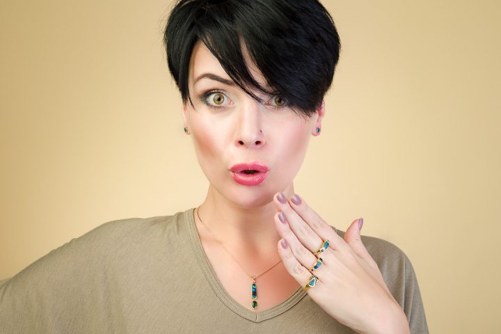 IRStudio - съемка украшений на моделях