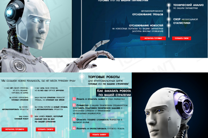 Сервис торговых алгоритмов для фондового и криптовалютного рынка