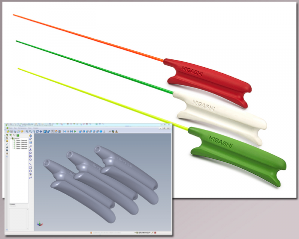 CAD модели линейки ручек удочек зимних(2014г.)