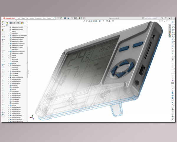 Разработка корпуса медприбора(дизайн сторонний)(2017г.)