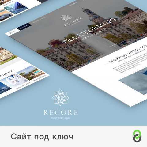 Сайт под ключ Recore - Центр психологической помощи