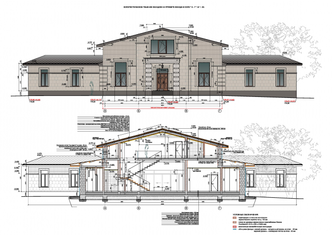 ИЖД во Владимирской обл. Фасад. 2022 г.