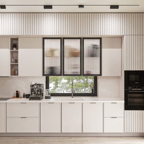 Кухня в доме в Краснодаре