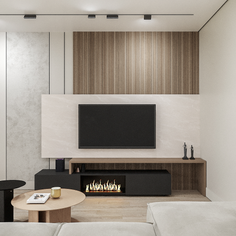 Гостиная в доме в Краснодаре