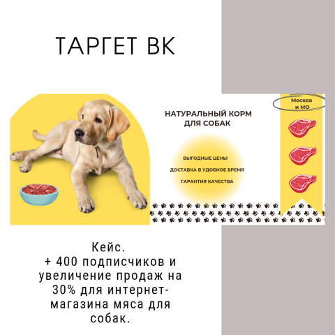 Кейс. Привлечение клиентов через таргетированную рекламу в ВК.