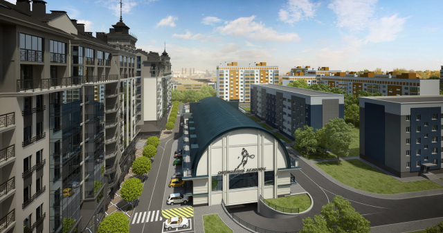 Спорткомплекс+автостоянка