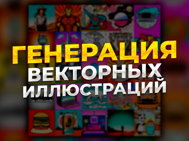 Генерация векторных иллюстраций через нейросеть Stable Diffusion