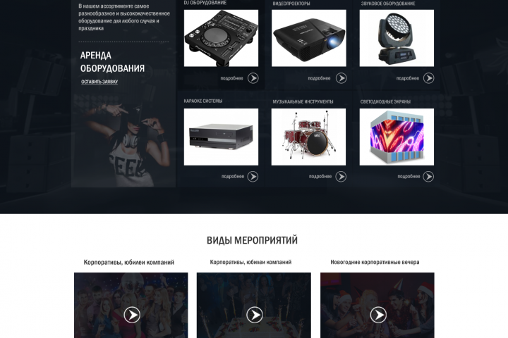 Организация праздников