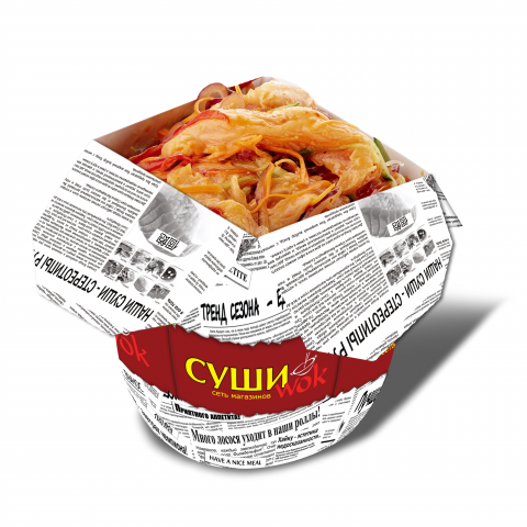 Упаковка для лапши, "Суши вок"