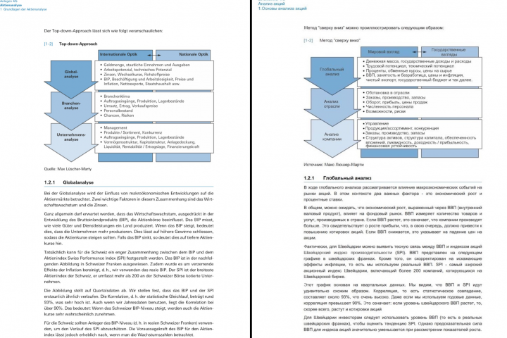 Перевод текста с немецкого на русский