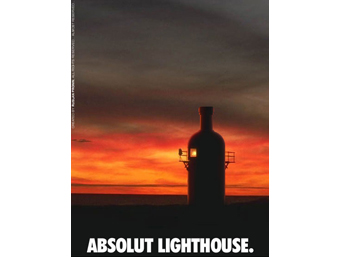 Реклама Absolut Lighthouse