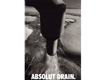 Реклама Absolut Drain