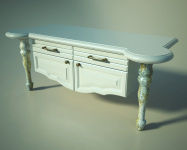 3d модель столик