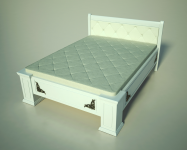 3d модель кровати