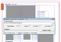 Замена меток в разговорнике (Indisign)