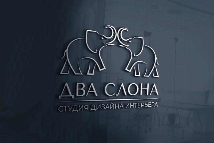 Логотип Два слона