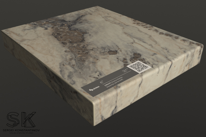 Столешница Greece Marble с завалом