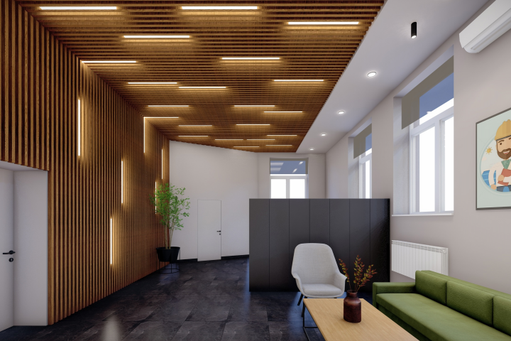 Холл на заводе