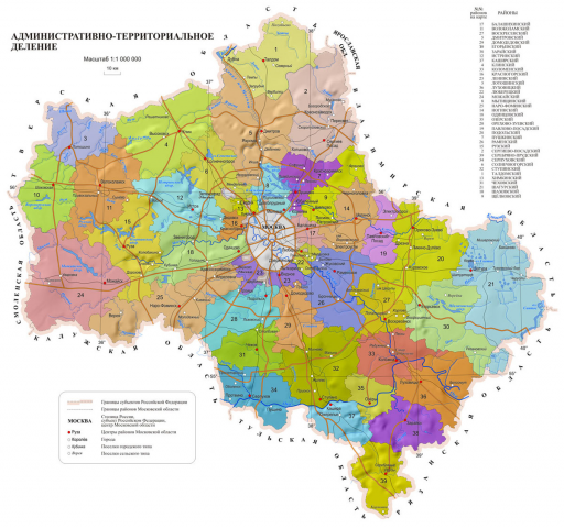 Административная карта