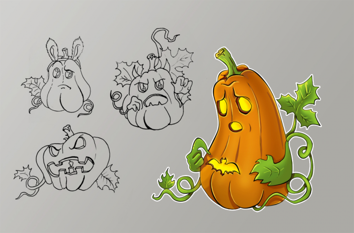 Тыковка в Halloween