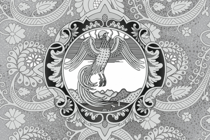 Перевод в вектор иллюстрации И. Билибина