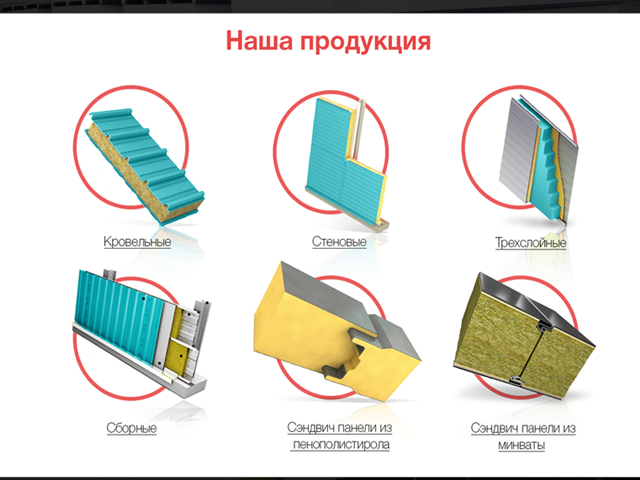 Дизайн лендинга сендвич панели
